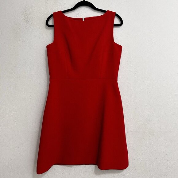 kate spade Dresses & Skirts - Kate Spade Fit & Flare Sleeveless Dress Women's Size 12 Red Lined Feminine Chic